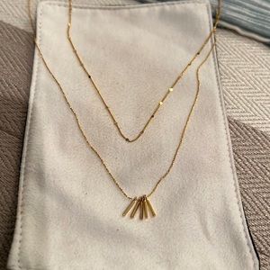 Serefina Gold Chocker and Necklace Sets